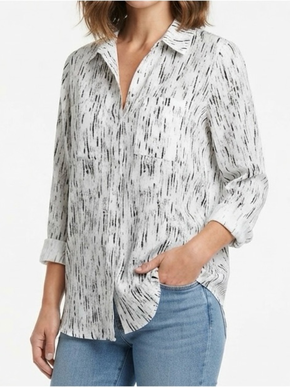 Fylo London (Dex) Button Up Blouse Size M